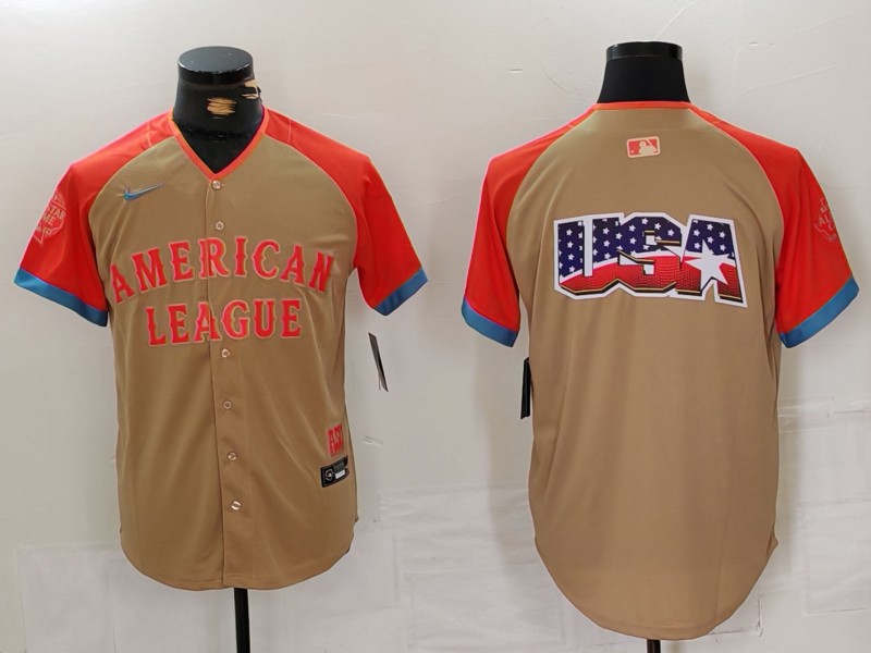 Men Baltimore Orioles Blank Orange All star 2024 Nike MLB Jersey style 2